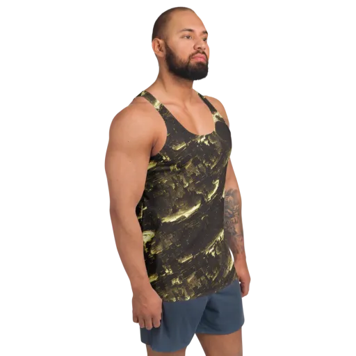 Oceanic Echo on a Men's Tank Top