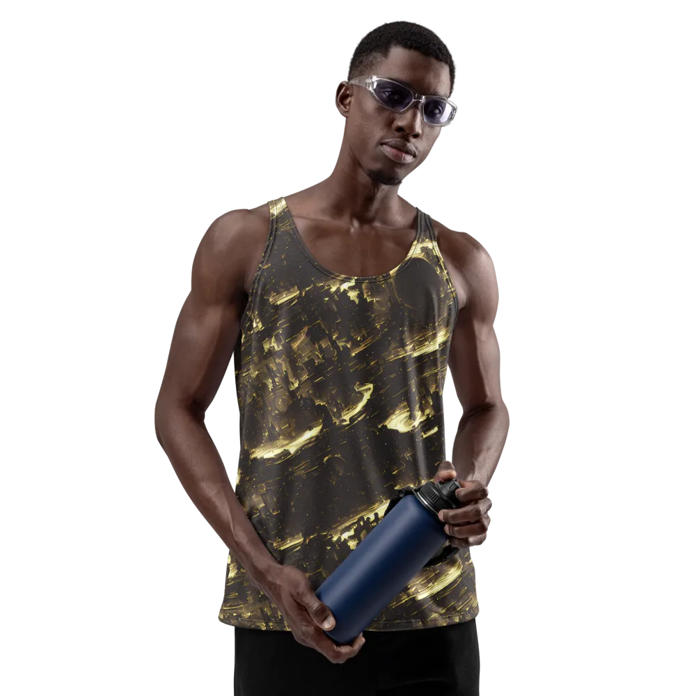 Oceanic Echo on Men's Tank Top — Front