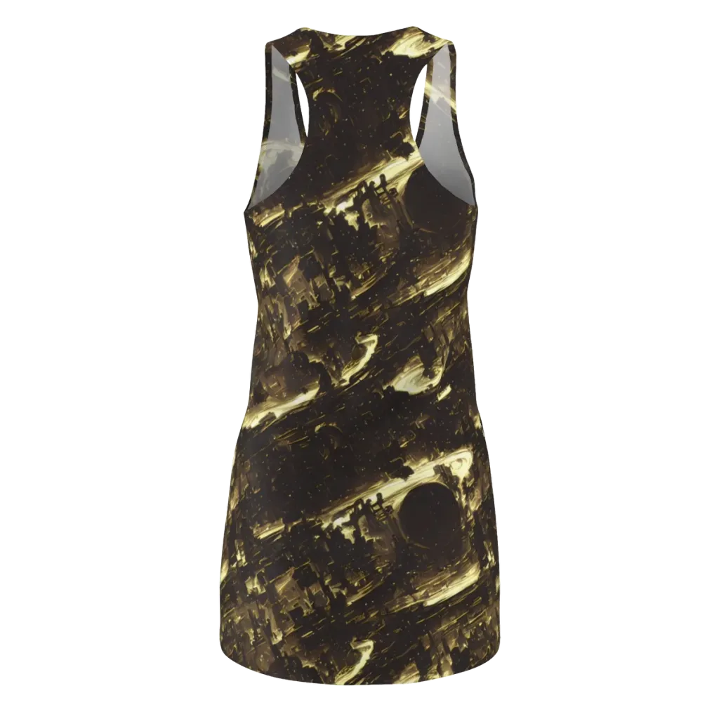 Oceanic Echo on Racerback Dress — Back