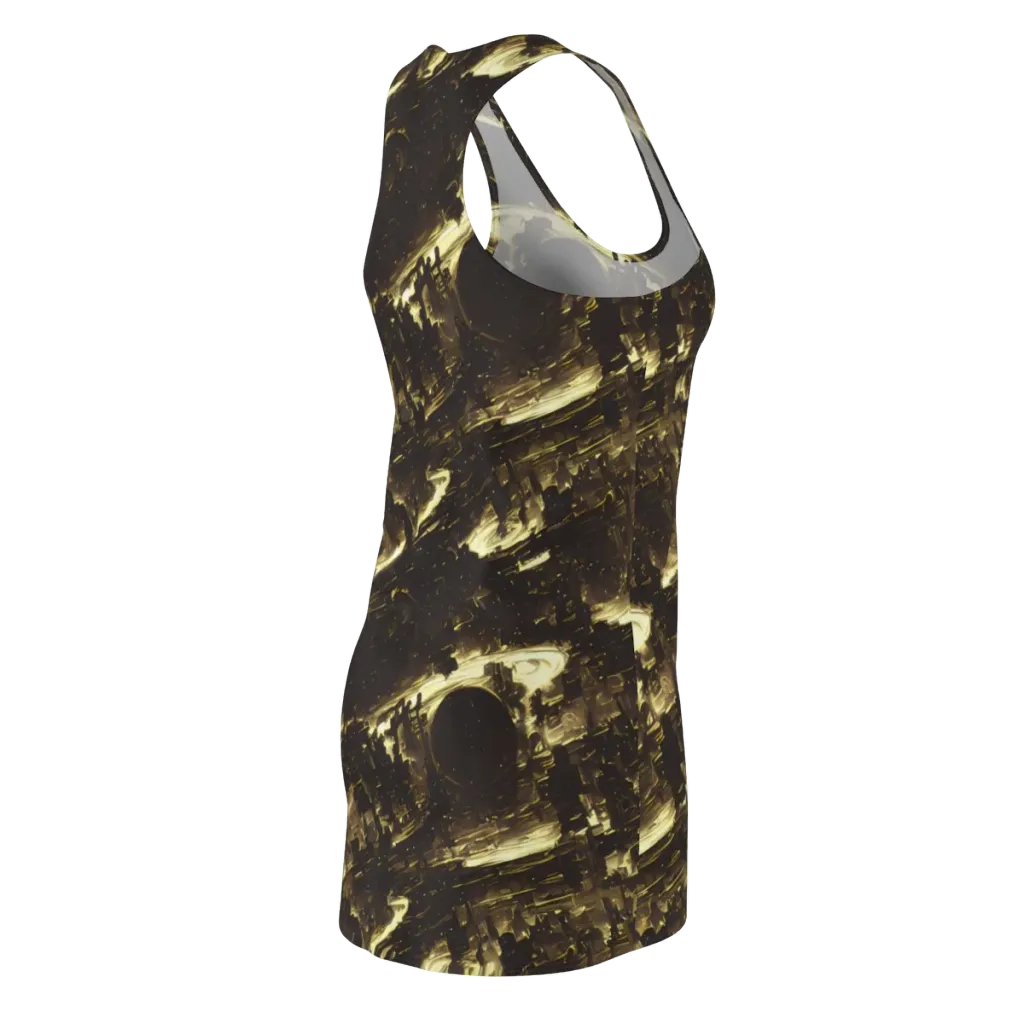 Oceanic Echo on Racerback Dress — Back Side