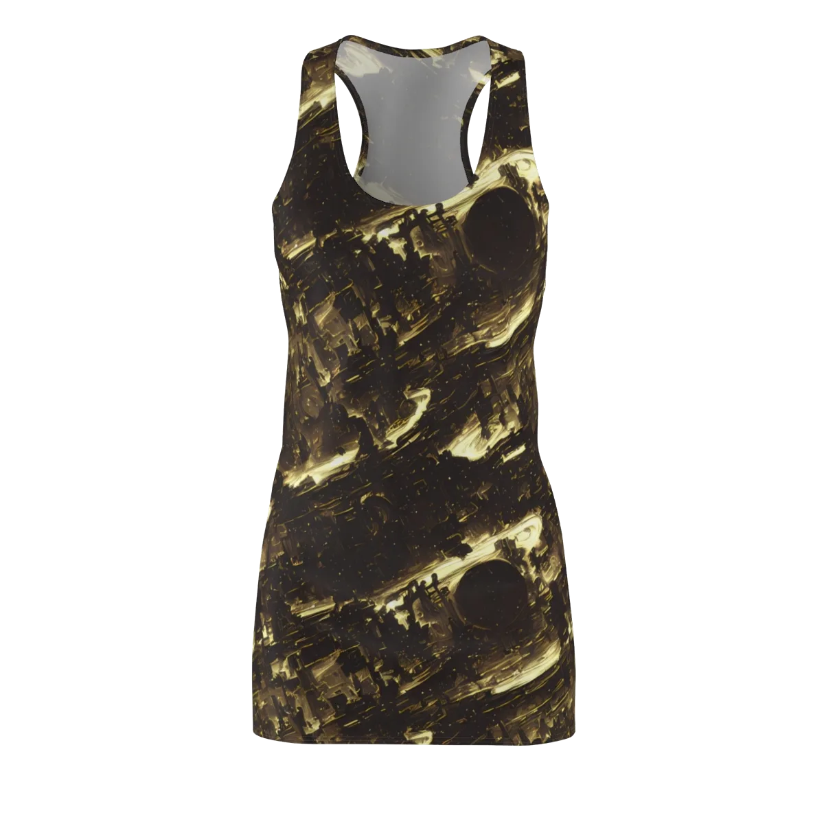 Oceanic Echo on Racerback Dress — Front