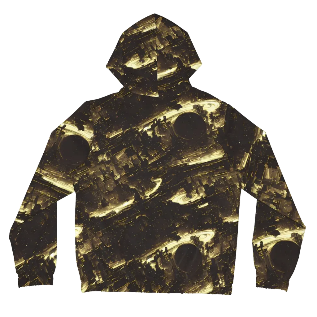 Oceanic Echo on Women's Full-Zip Hoodie — Back