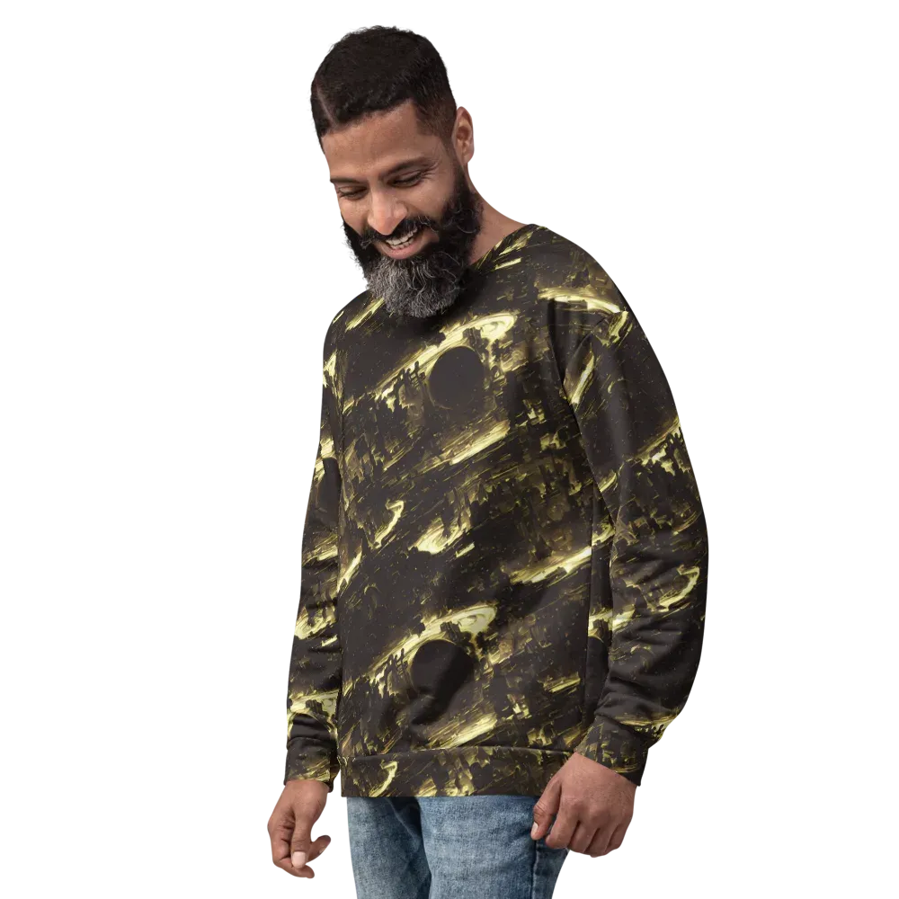 Oceanic Echo on Sweatshirt — Left Front