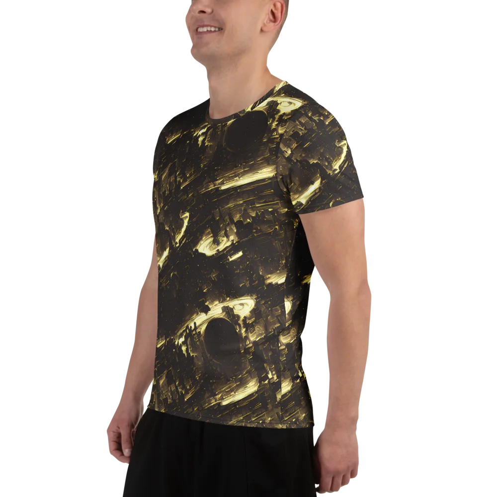 Oceanic Echo on Men's Athletic T-Shirt — Left