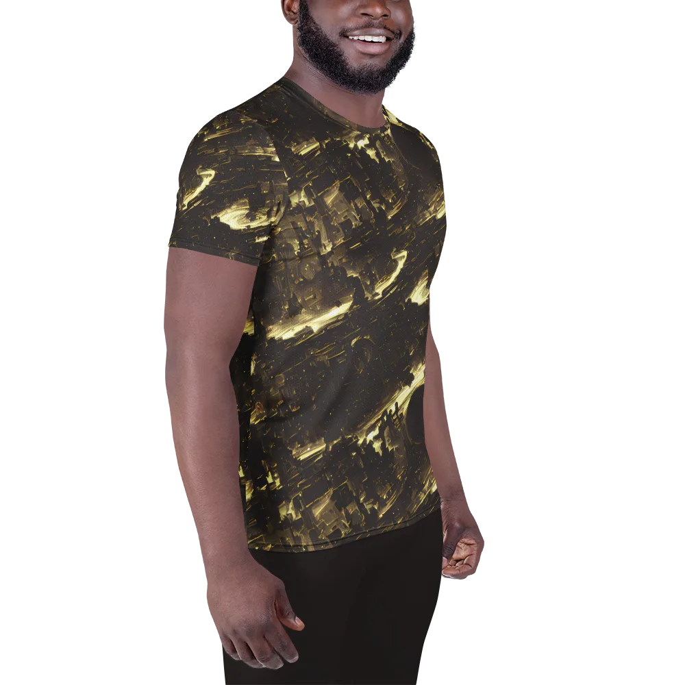 Oceanic Echo on Men's Athletic T-Shirt — Right