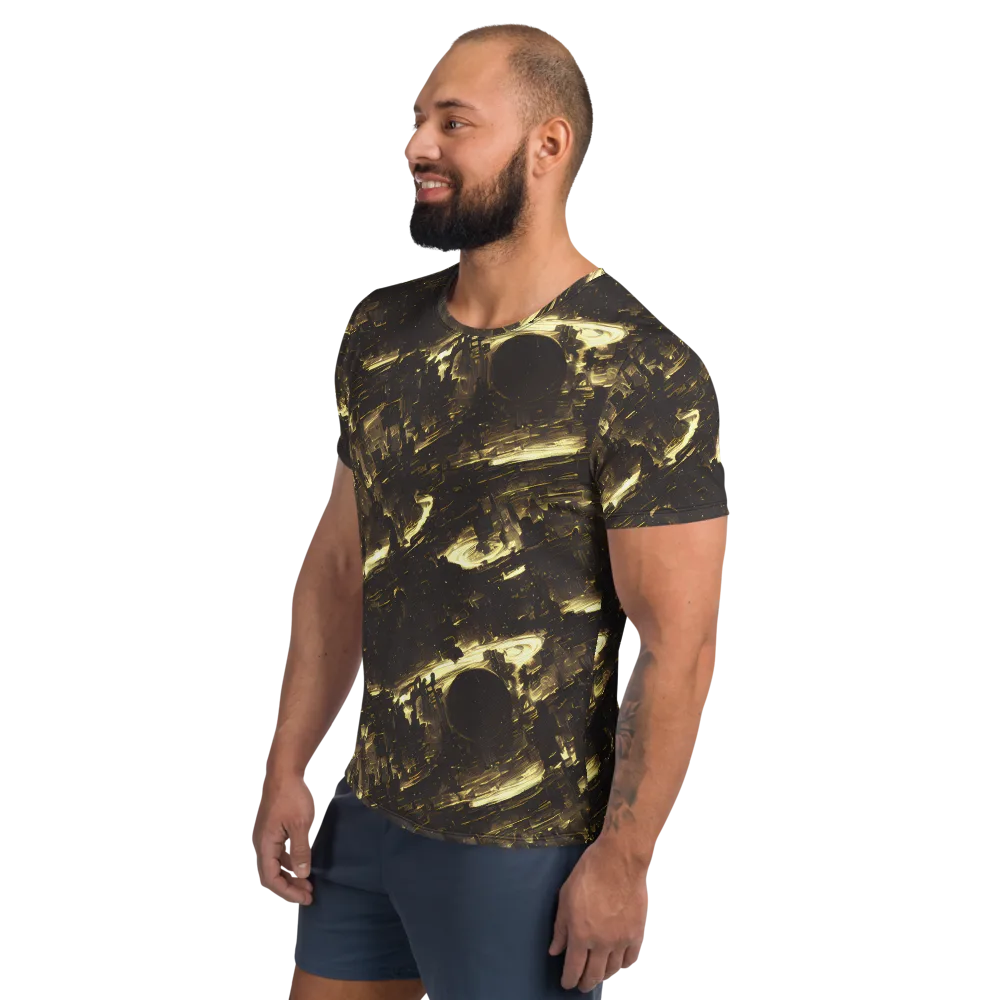 Oceanic Echo on Men's Athletic T-Shirt — Left