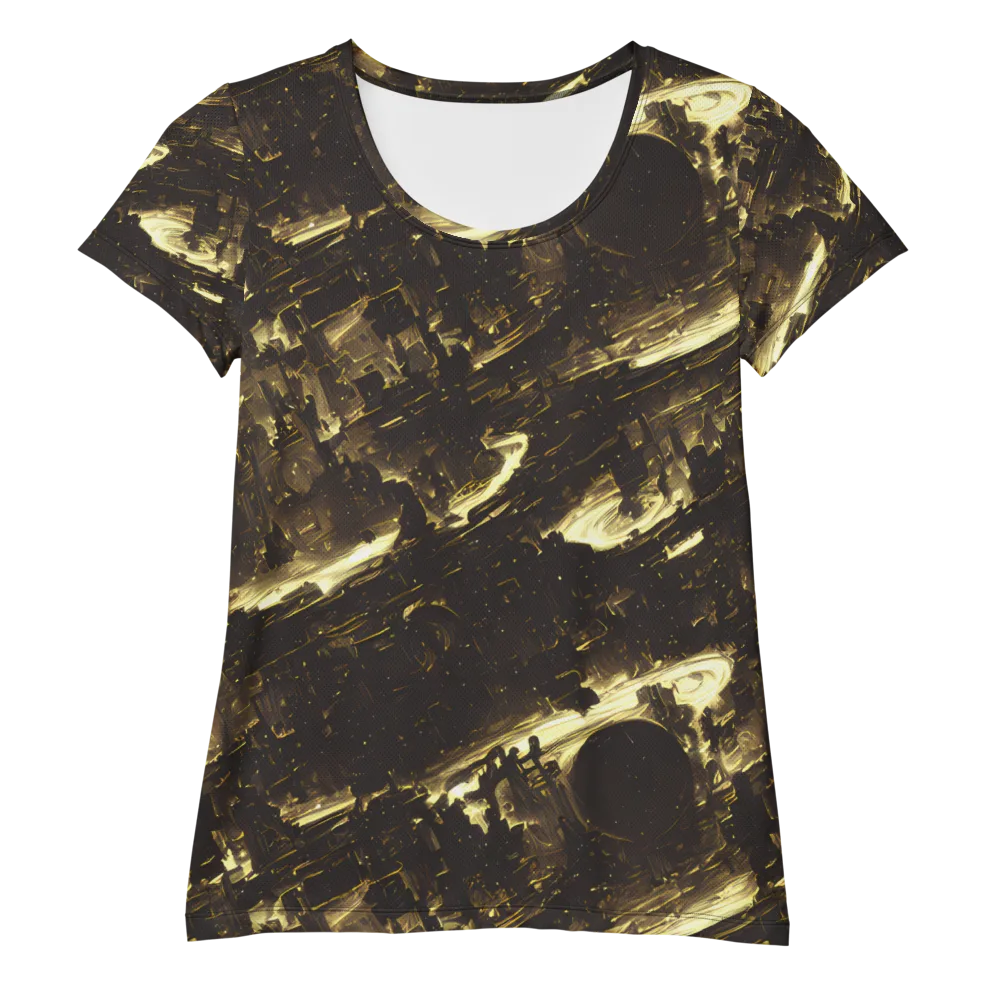 Oceanic Echo on Women's Athletic T-Shirt — Front