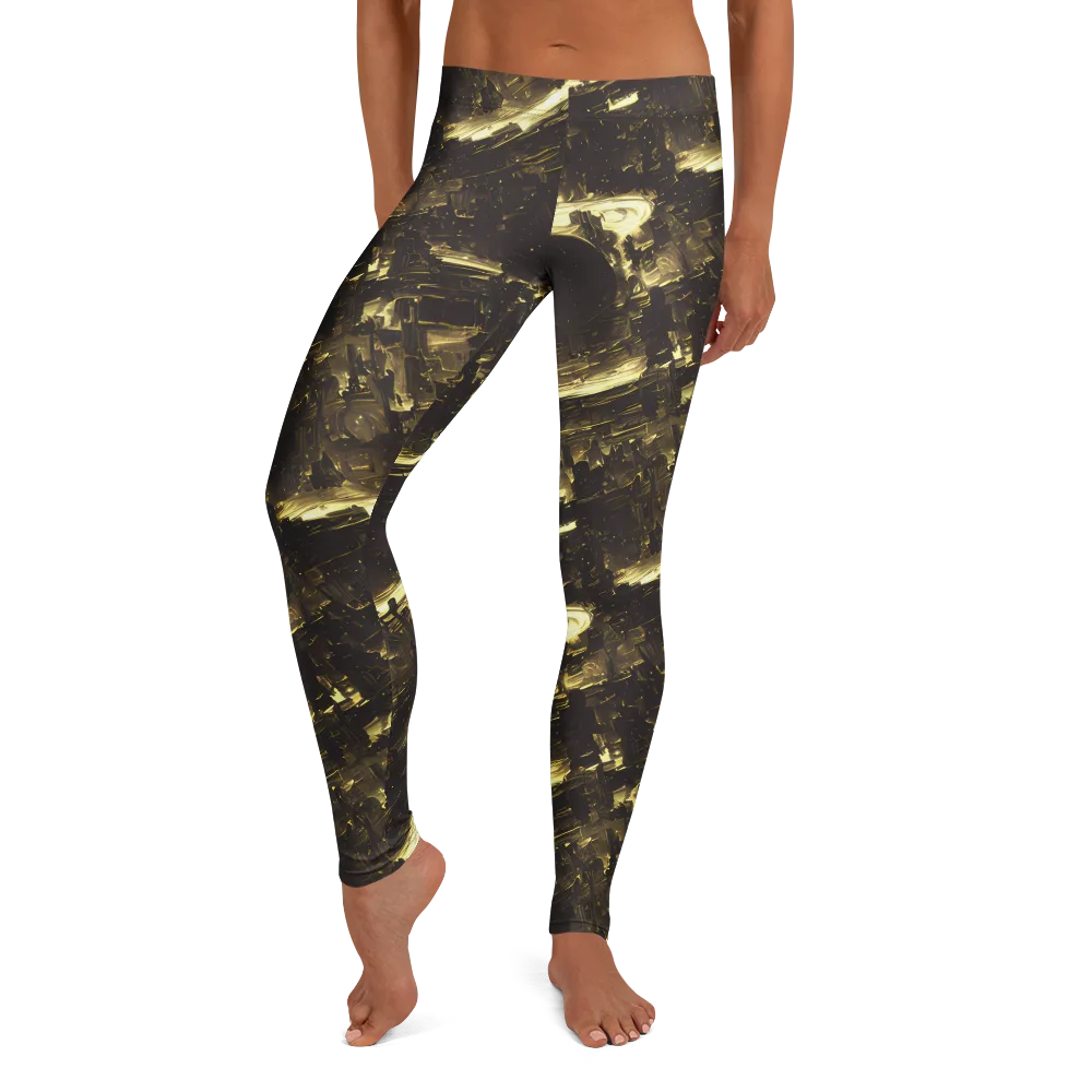 Oceanic Echo on Leggings — Front