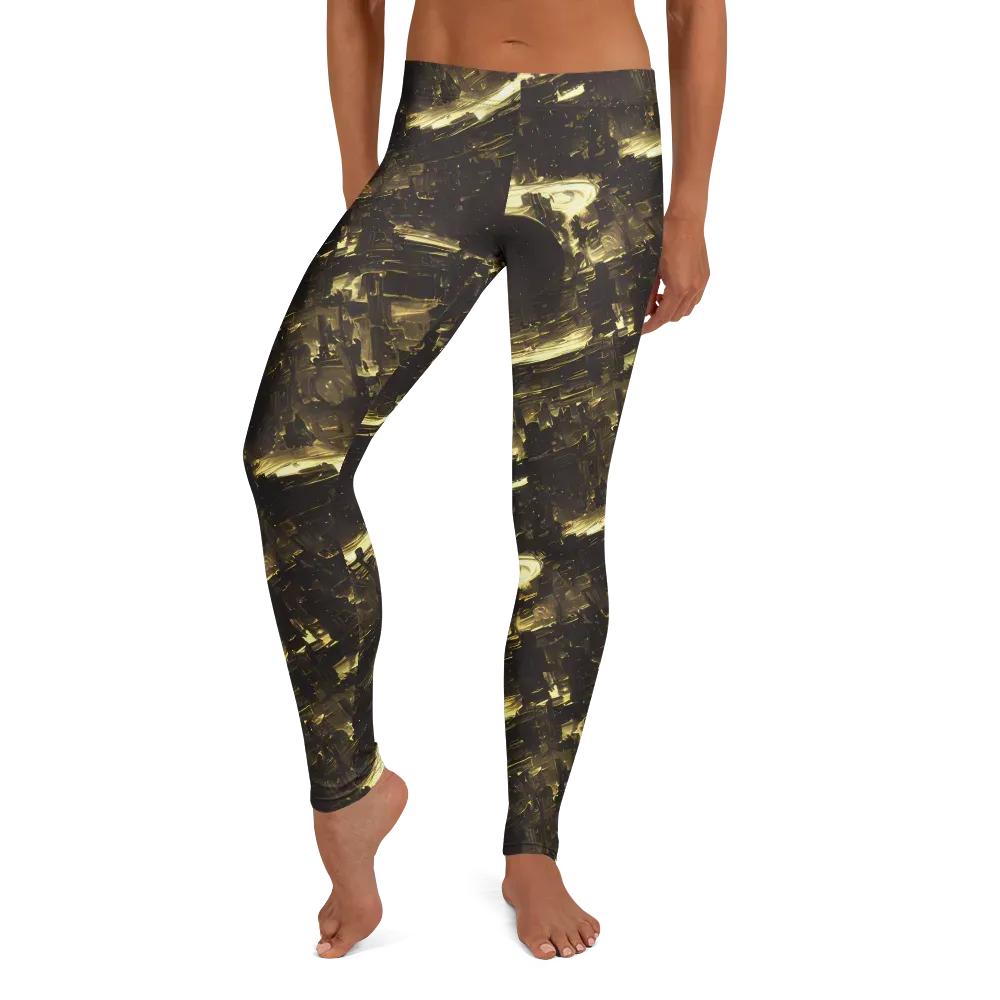 Oceanic Echo on Leggings — Front
