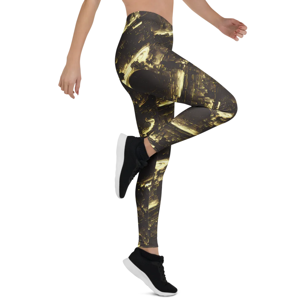 Oceanic Echo on Leggings — Right