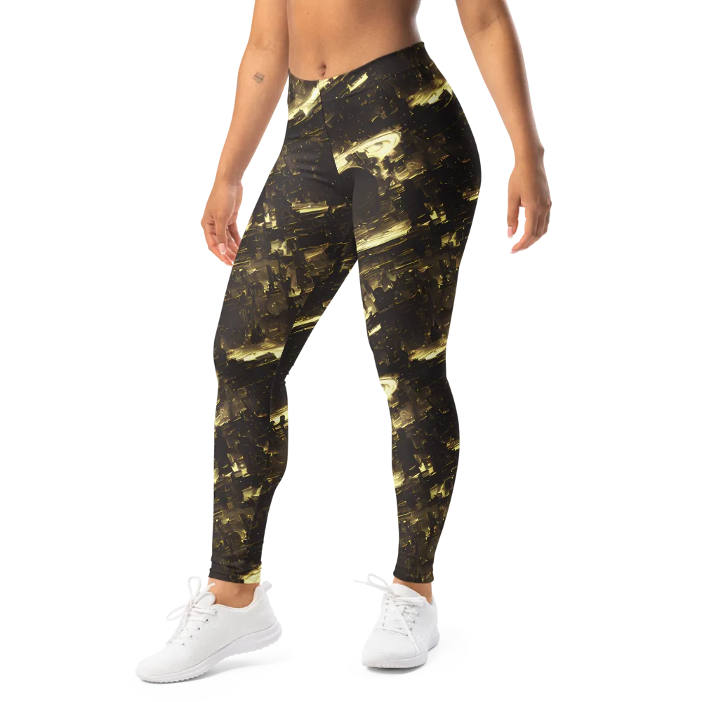 Oceanic Echo on Leggings — Left Front
