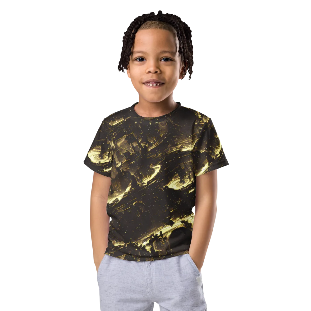 Oceanic Echo on Kids Crew Neck T-Shirt — Front
