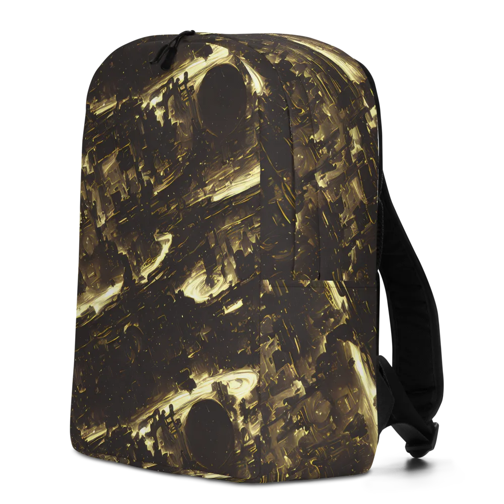 Oceanic Echo on Minimalist Backpack — Left