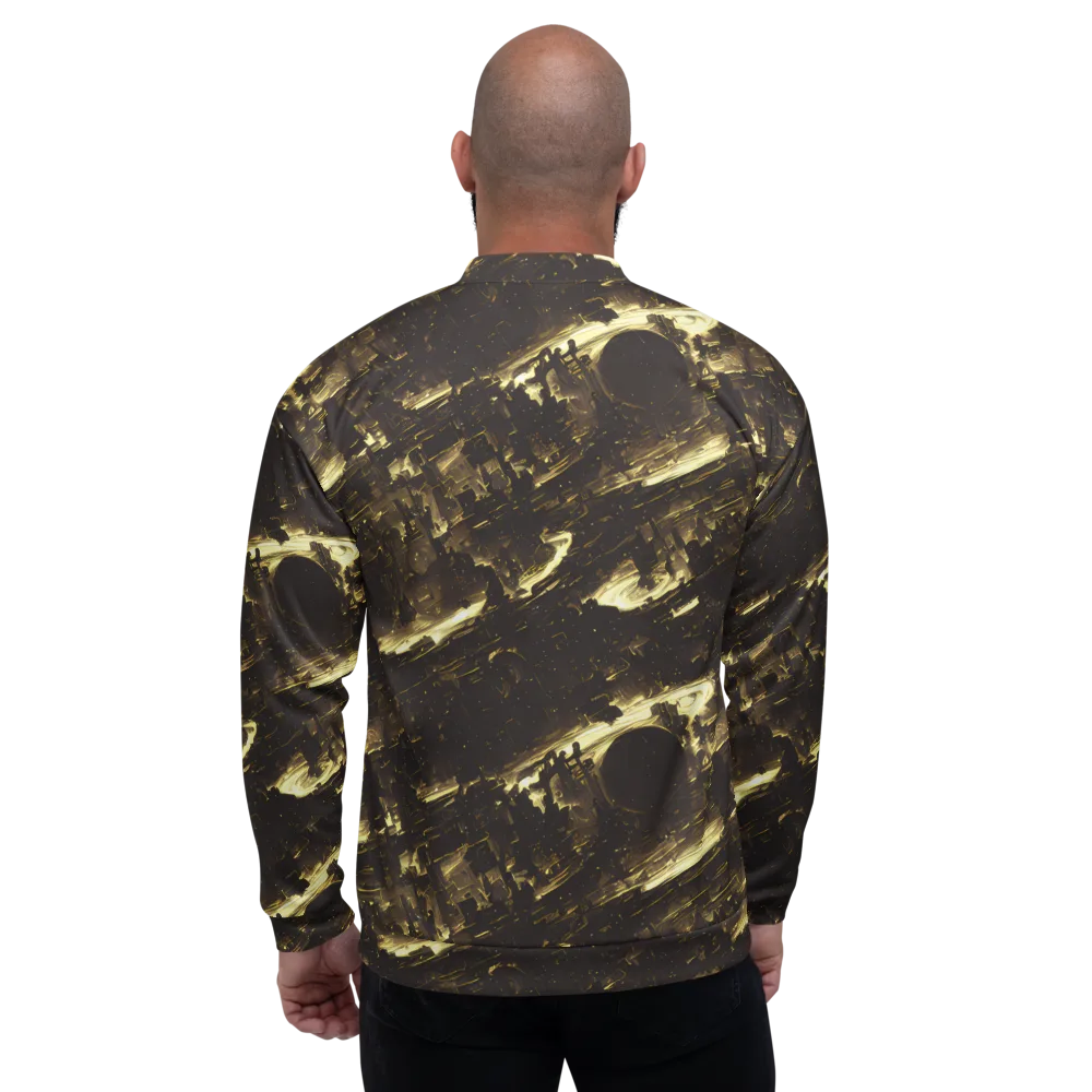 Oceanic Echo on Bomber Jacket — Back