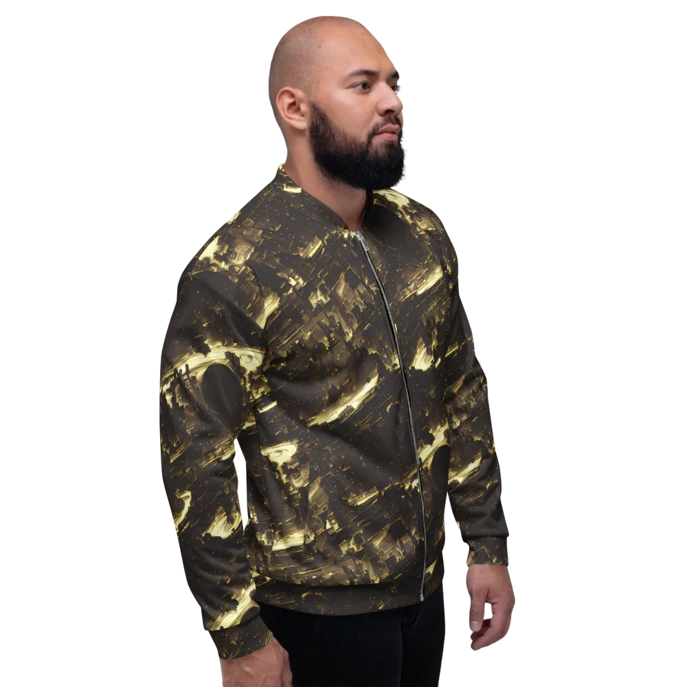 Oceanic Echo on Bomber Jacket — Right