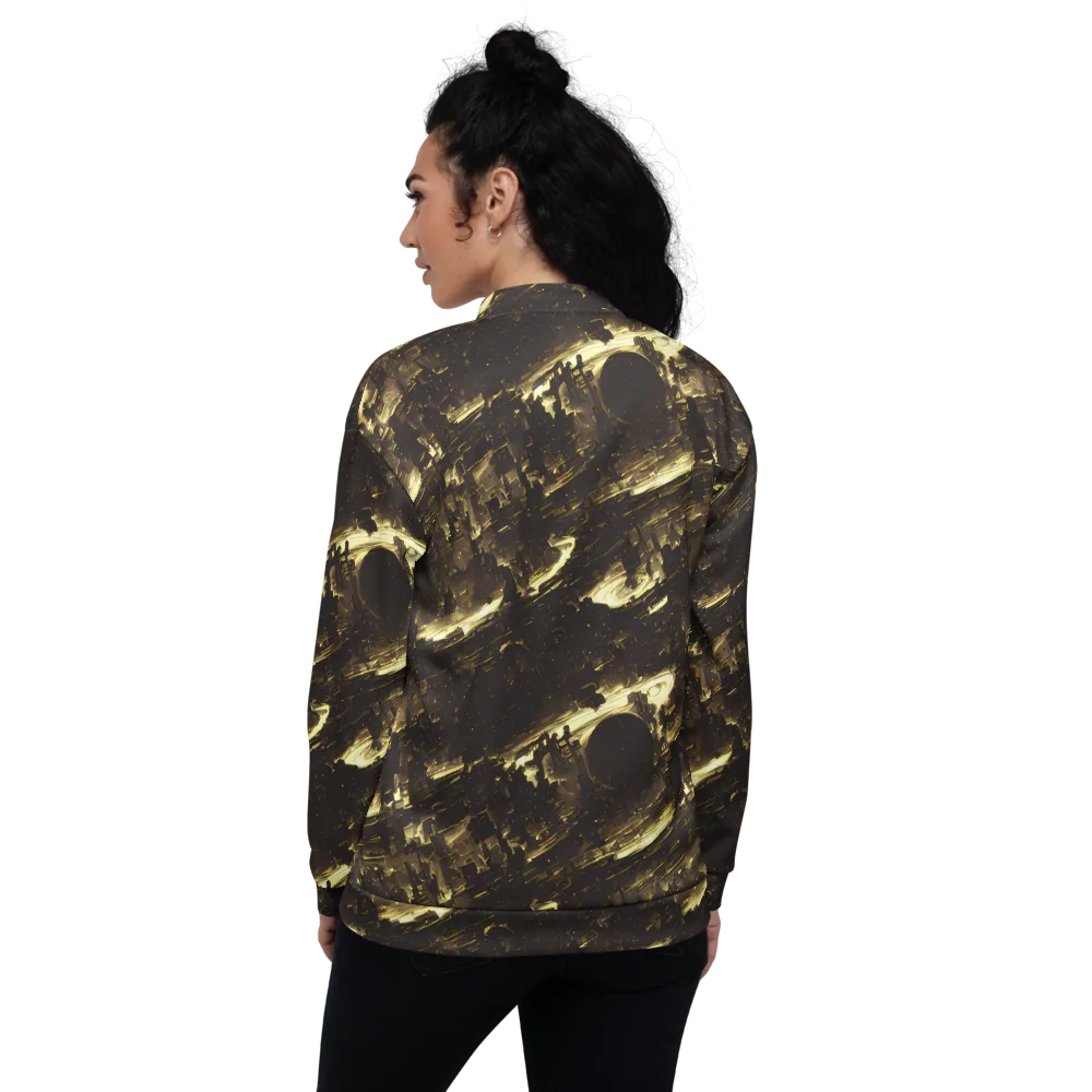 Oceanic Echo on Bomber Jacket — Back