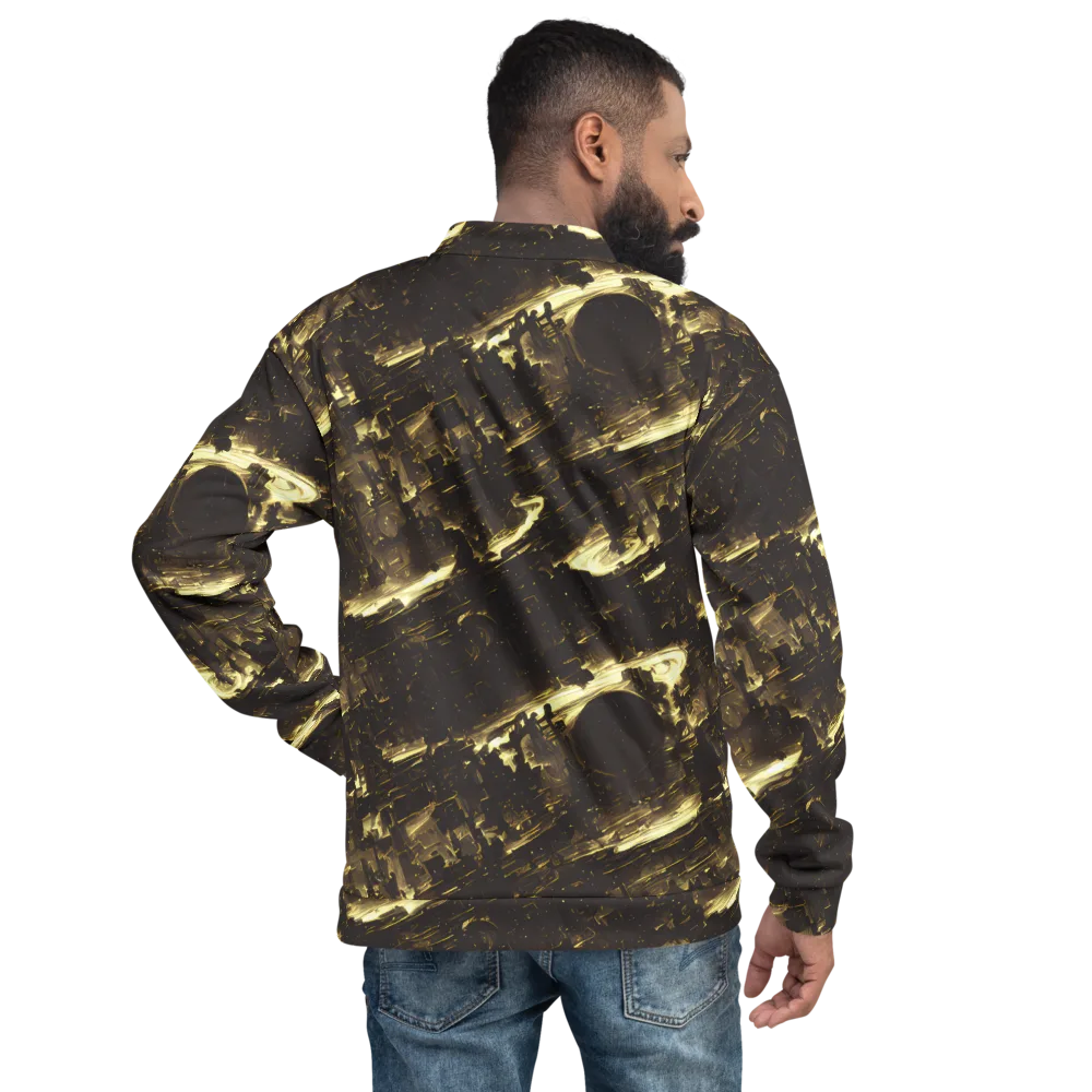 Oceanic Echo on Bomber Jacket — Back