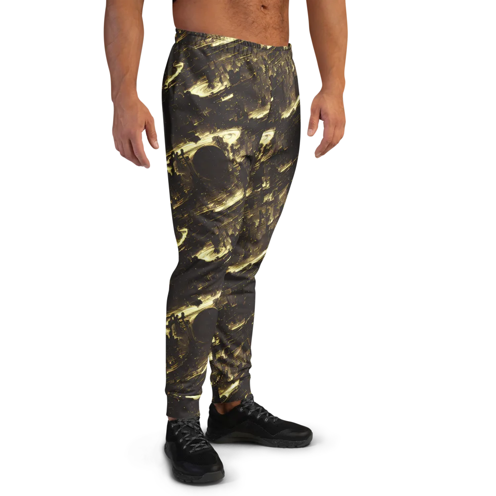 Oceanic Echo on Men's Joggers — Right