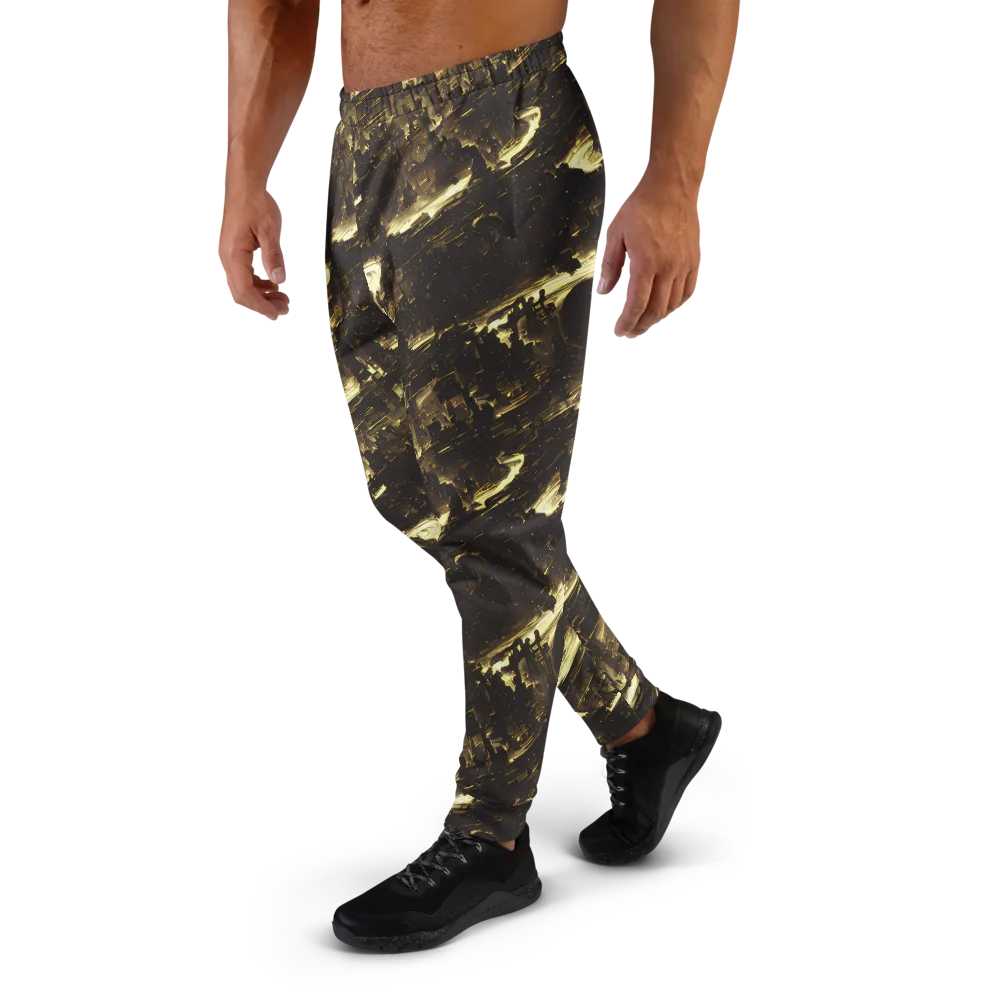 Oceanic Echo on Men's Joggers — Left