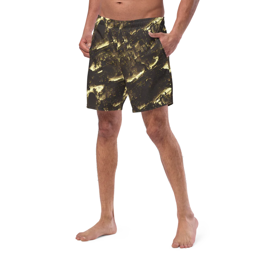 Oceanic Echo on Swim Trunks — Left Front