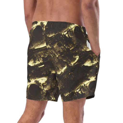 Oceanic Echo on a Swim Trunks