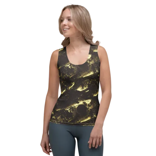 Oceanic Echo on a Women's Tank Top