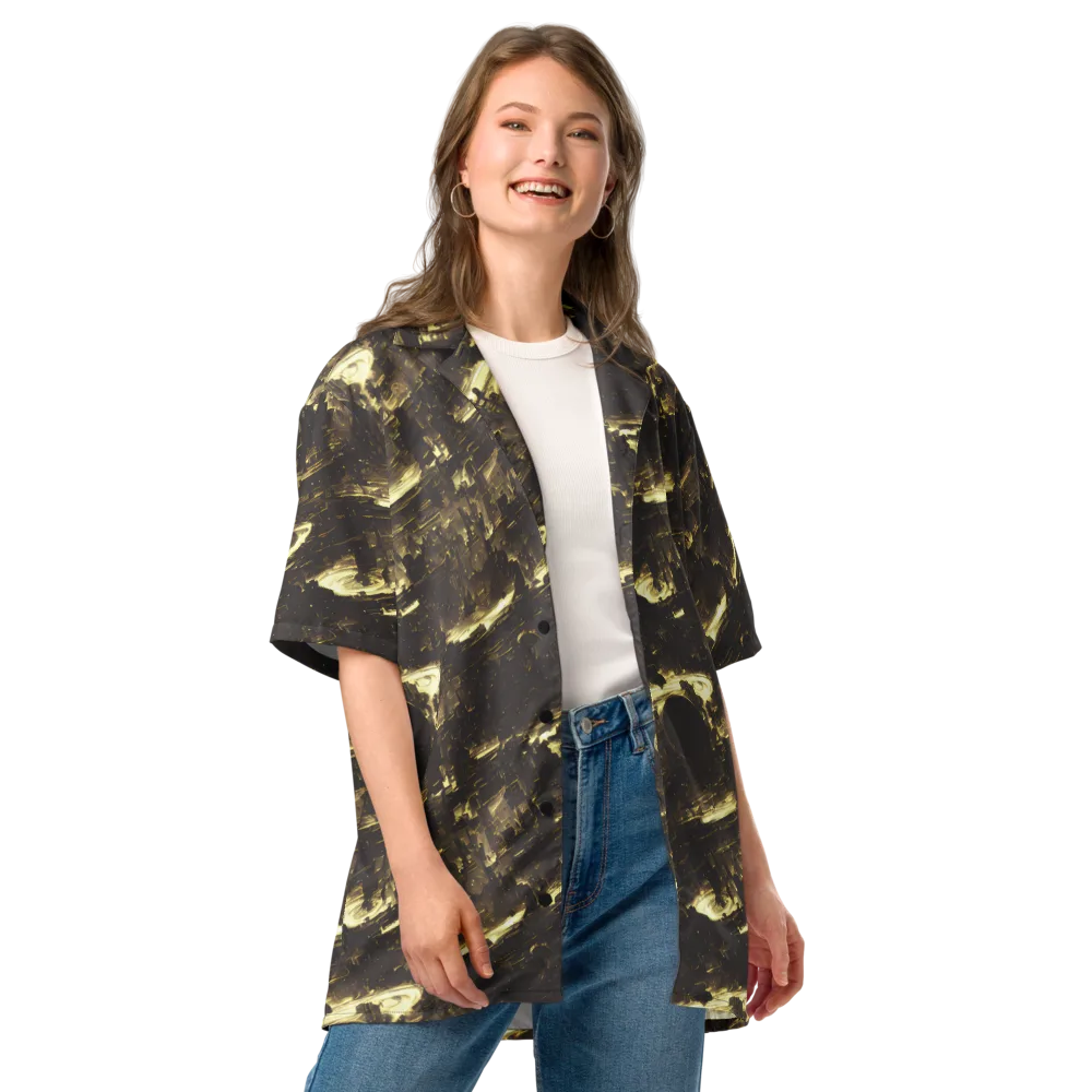 Oceanic Echo on Button Shirt — Front