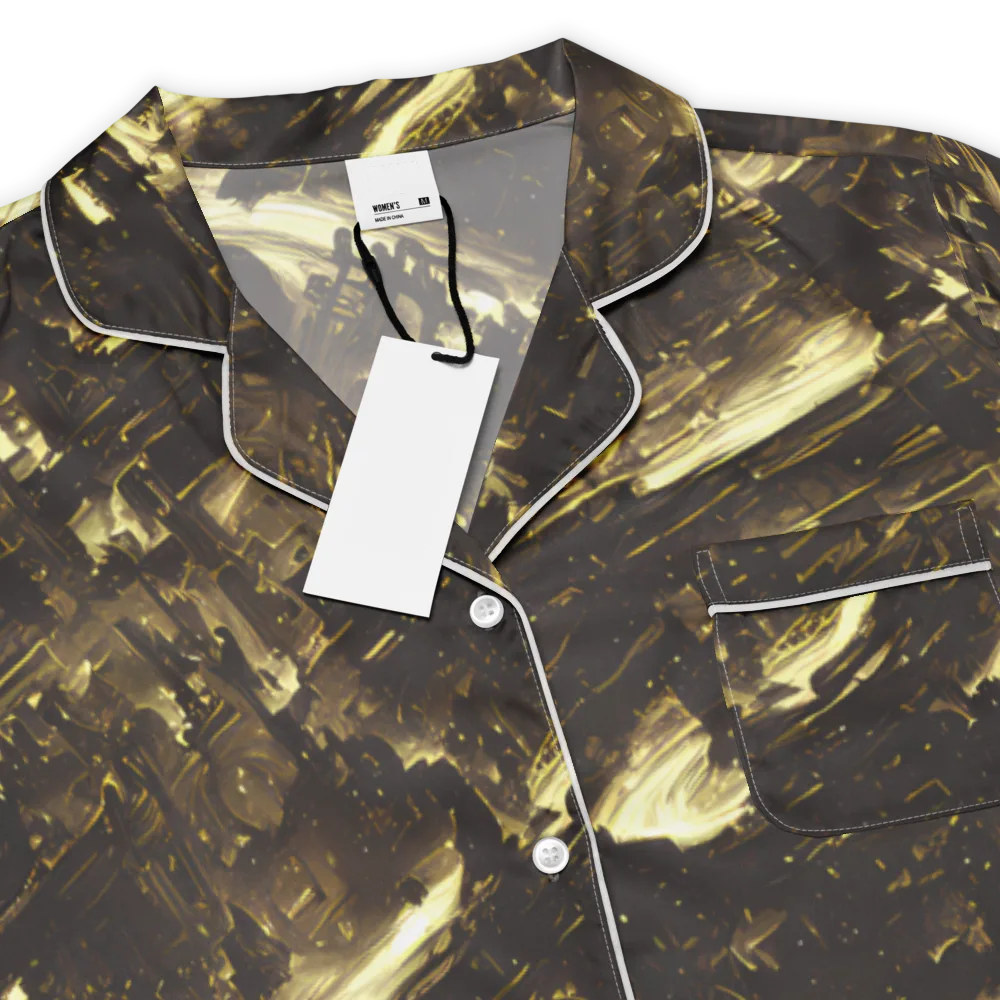Oceanic Echo on Women's Short Sleeve Pajama Top — Product details