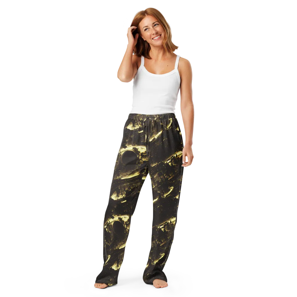 Oceanic Echo on Women's Pajama Pants — Front