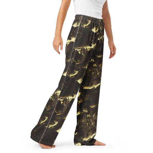 Oceanic Echo on a Women's Pajama Pants