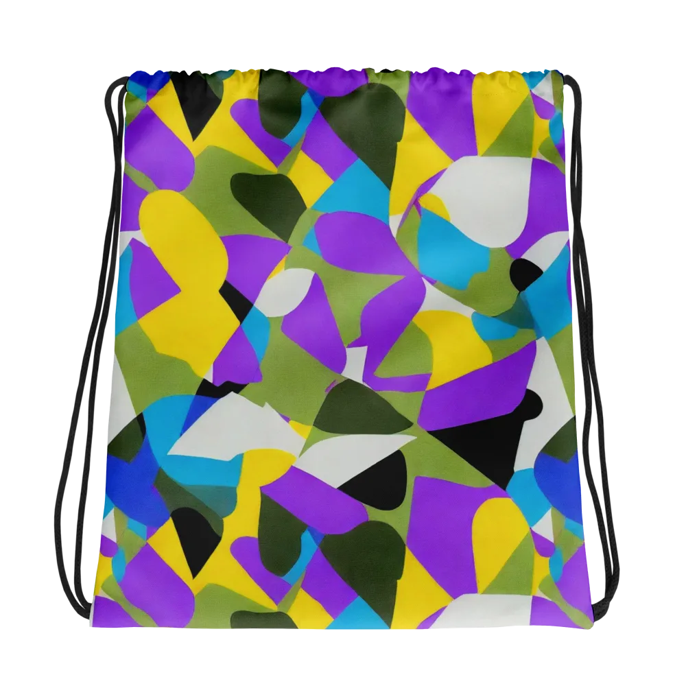 Wild Color Field on Drawstring Bag — Photo