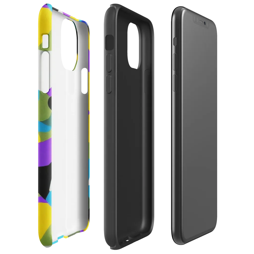 Wild Color Field on Tough Case for iPhone® — Right