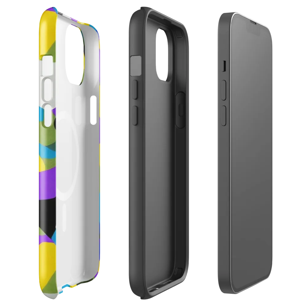 Wild Color Field on MagSafe Tough Case for iPhone® — Front
