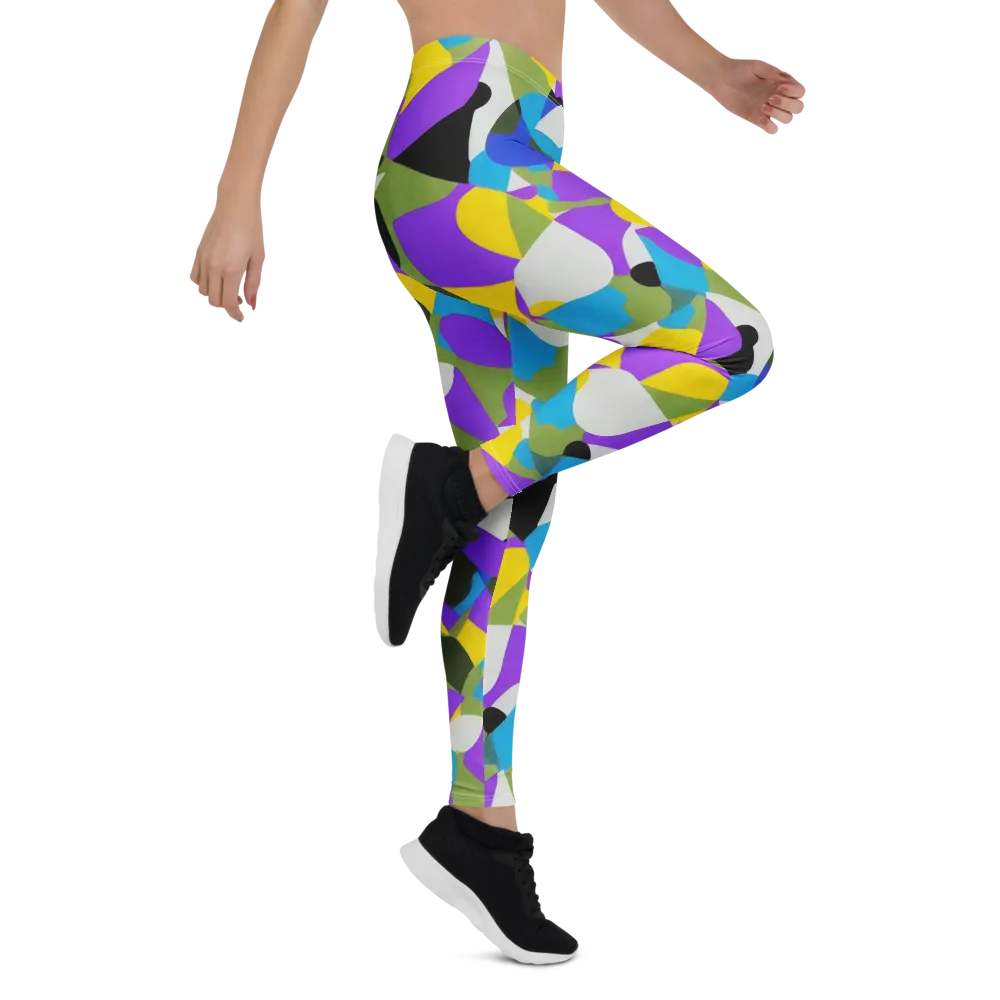 Wild Color Field on Leggings — Right