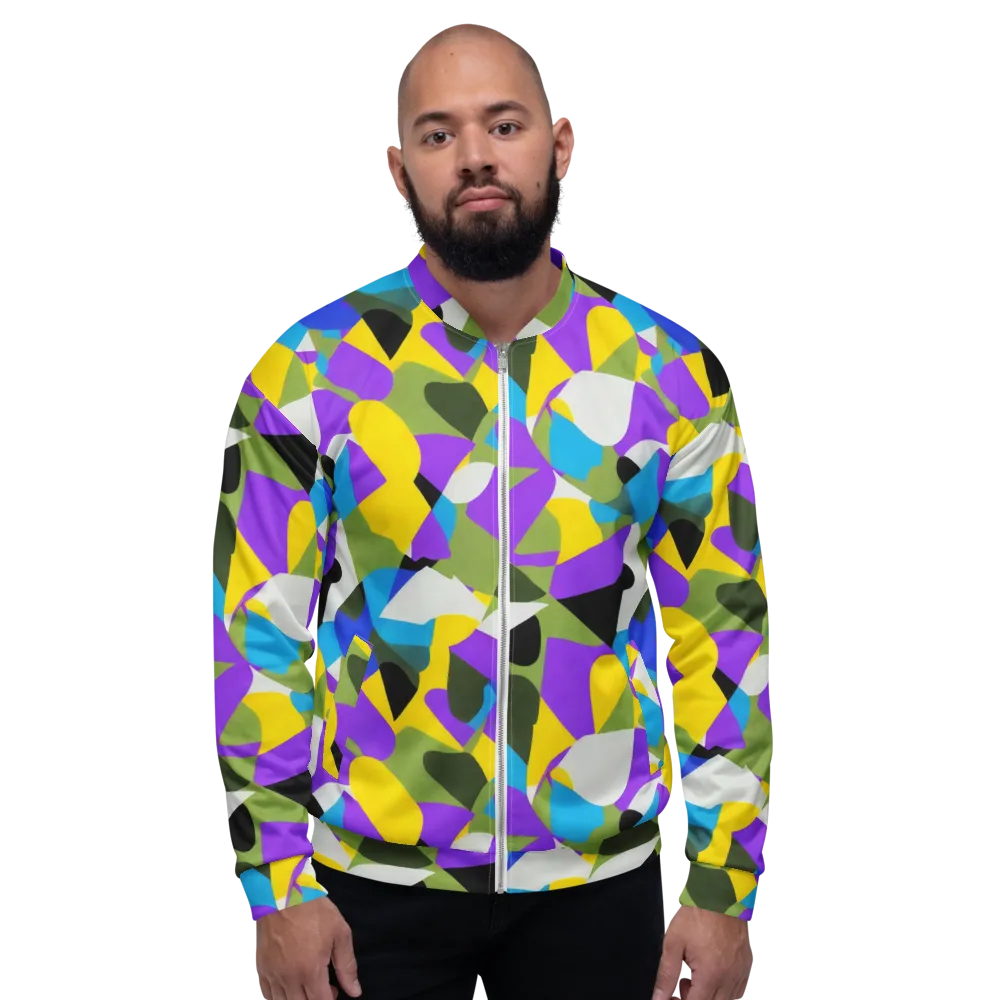 Wild Color Field on Bomber Jacket — Front