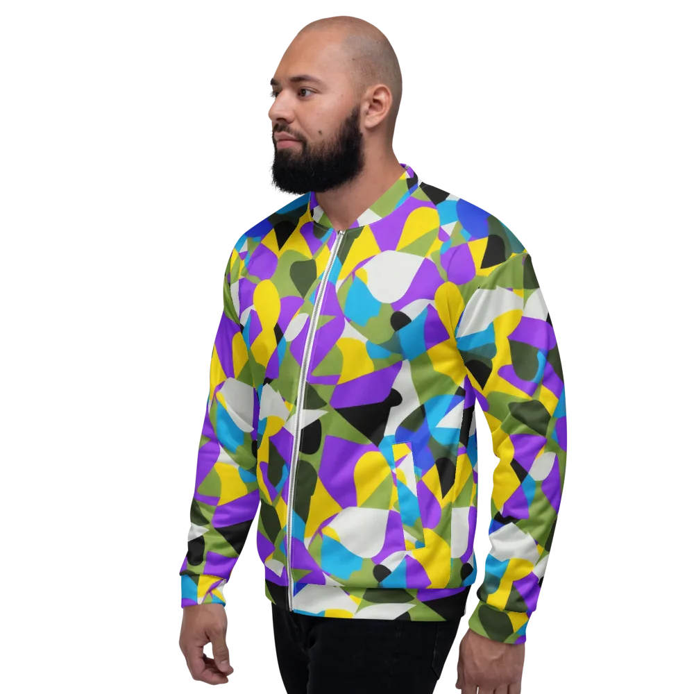 Wild Color Field on Bomber Jacket — Left