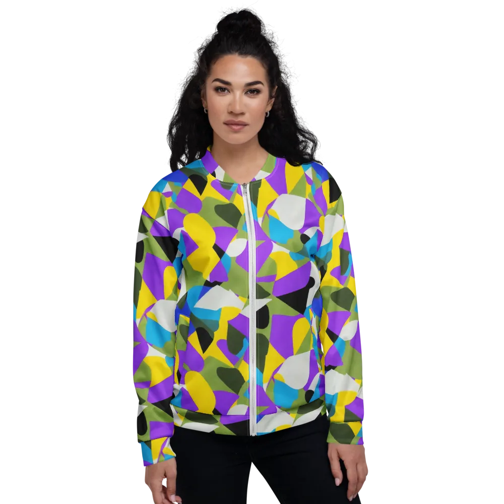 Wild Color Field on Bomber Jacket — Front