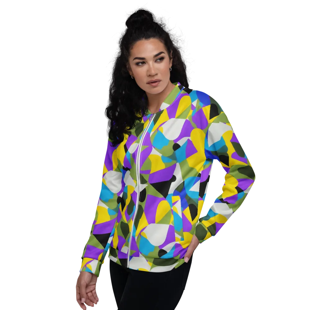 Wild Color Field on Bomber Jacket — Left