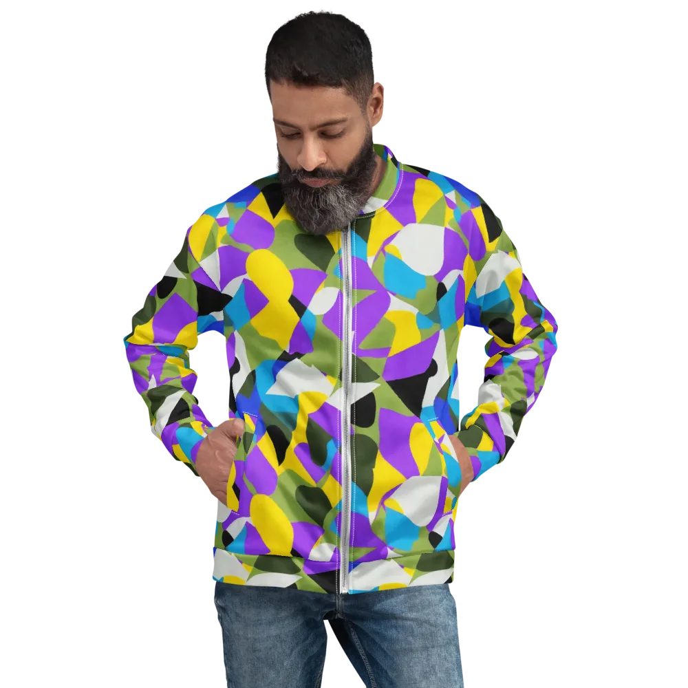 Wild Color Field on Bomber Jacket — Front