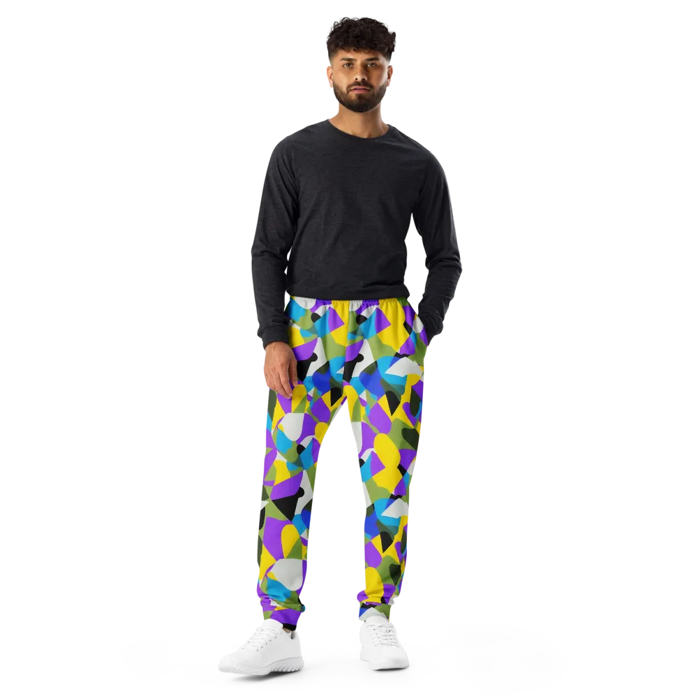 Wild Color Field on Men's Joggers — Front