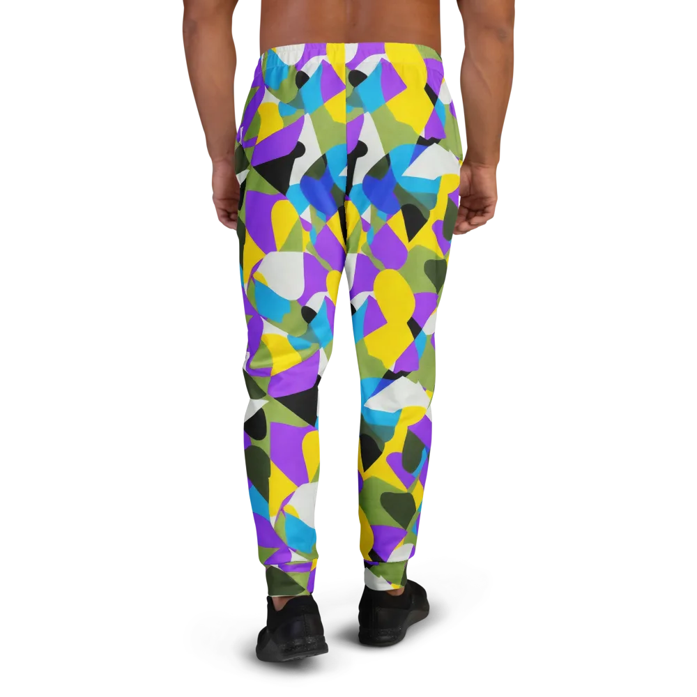 Wild Color Field on Men's Joggers — Back
