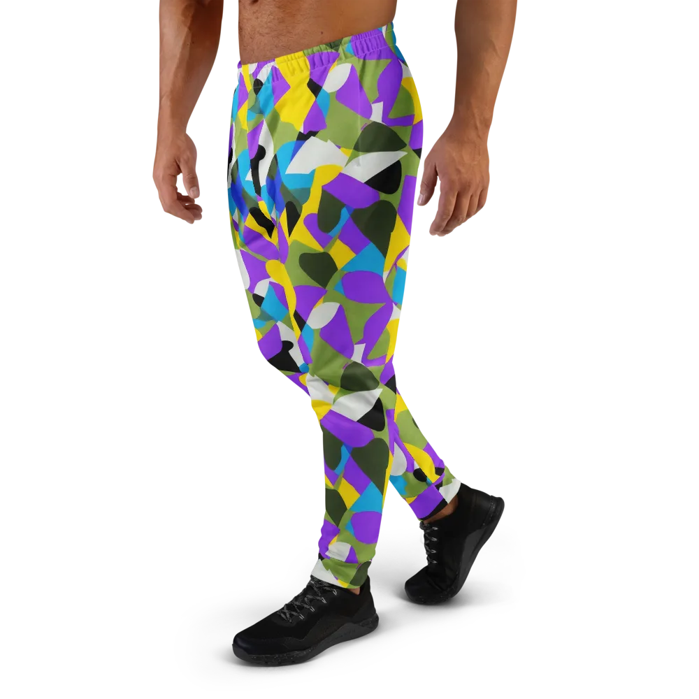 Wild Color Field on Men's Joggers — Left