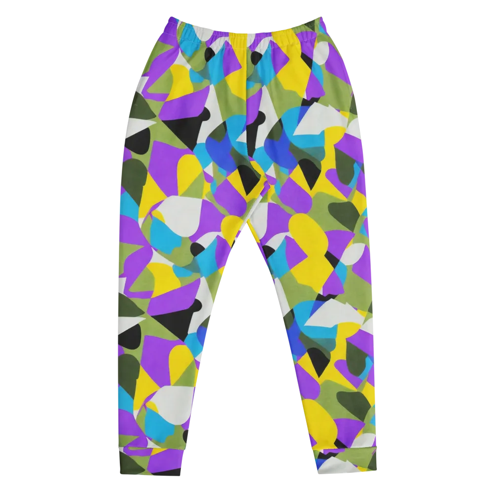 Wild Color Field on Men's Joggers — Front