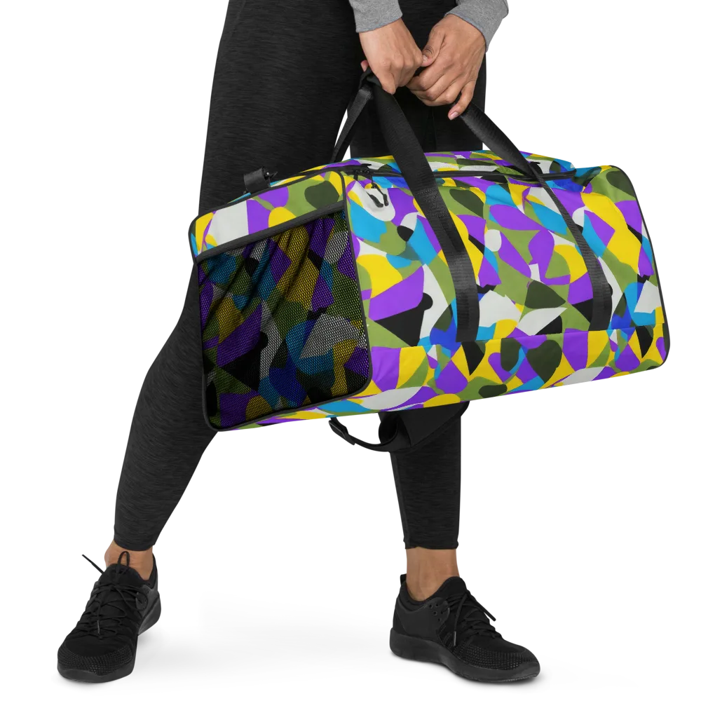 Wild Color Field on Duffle Bag — Right Front