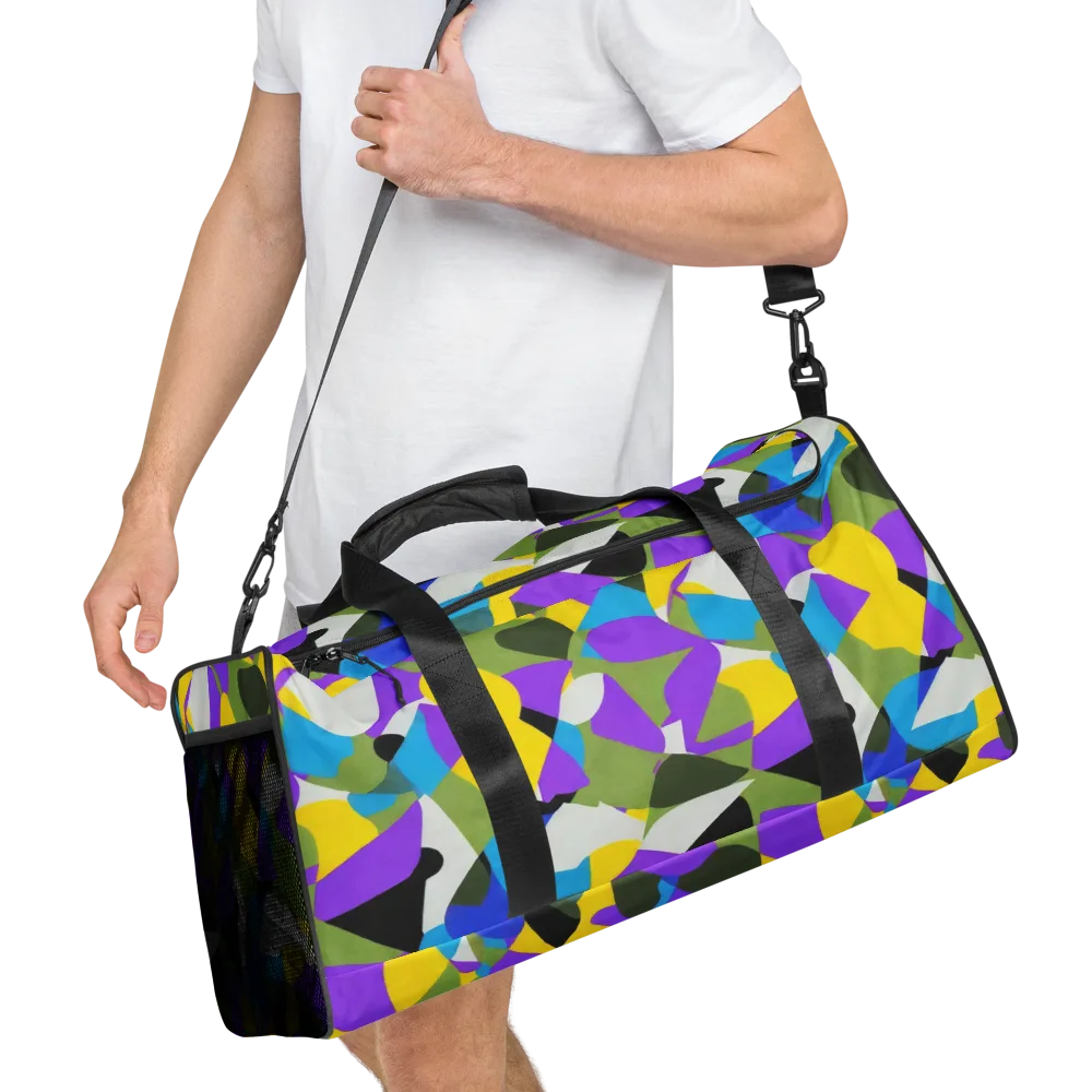 Wild Color Field on Duffle Bag — Right Front