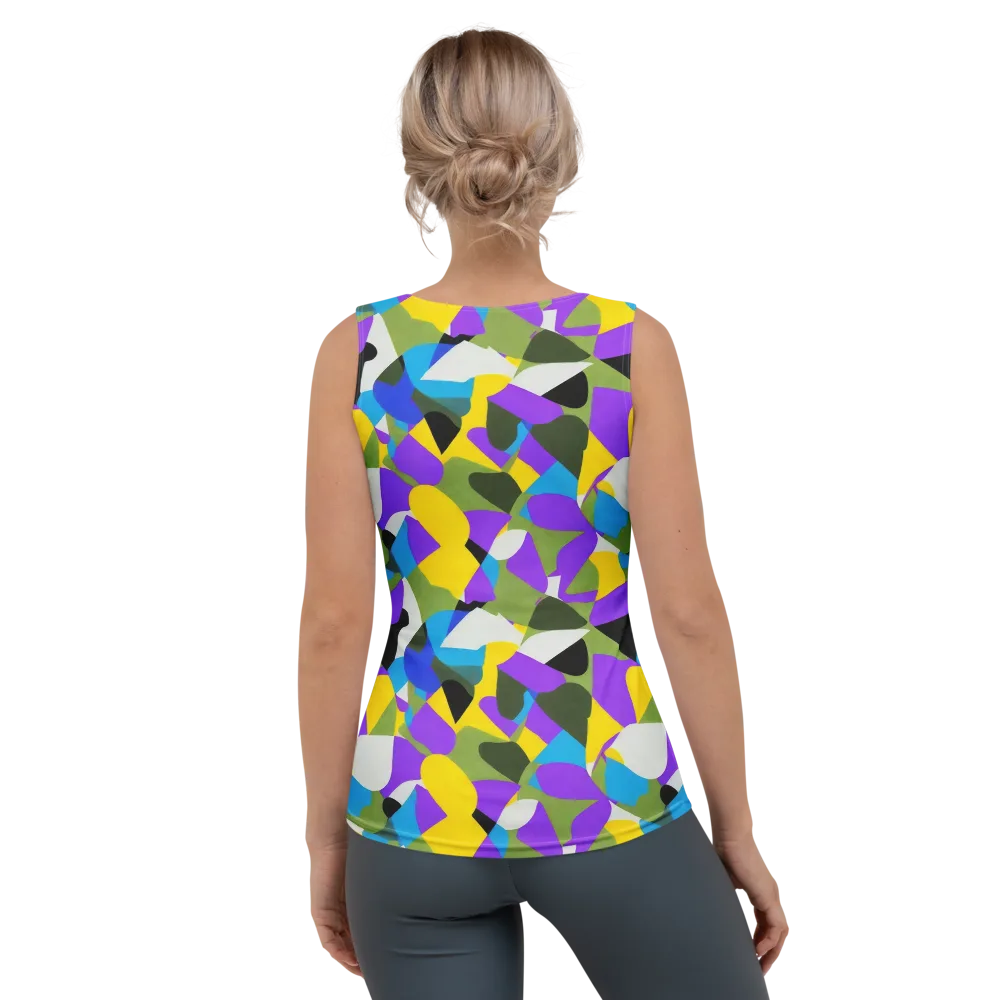 Wild Color Field on Women's Tank Top — Back