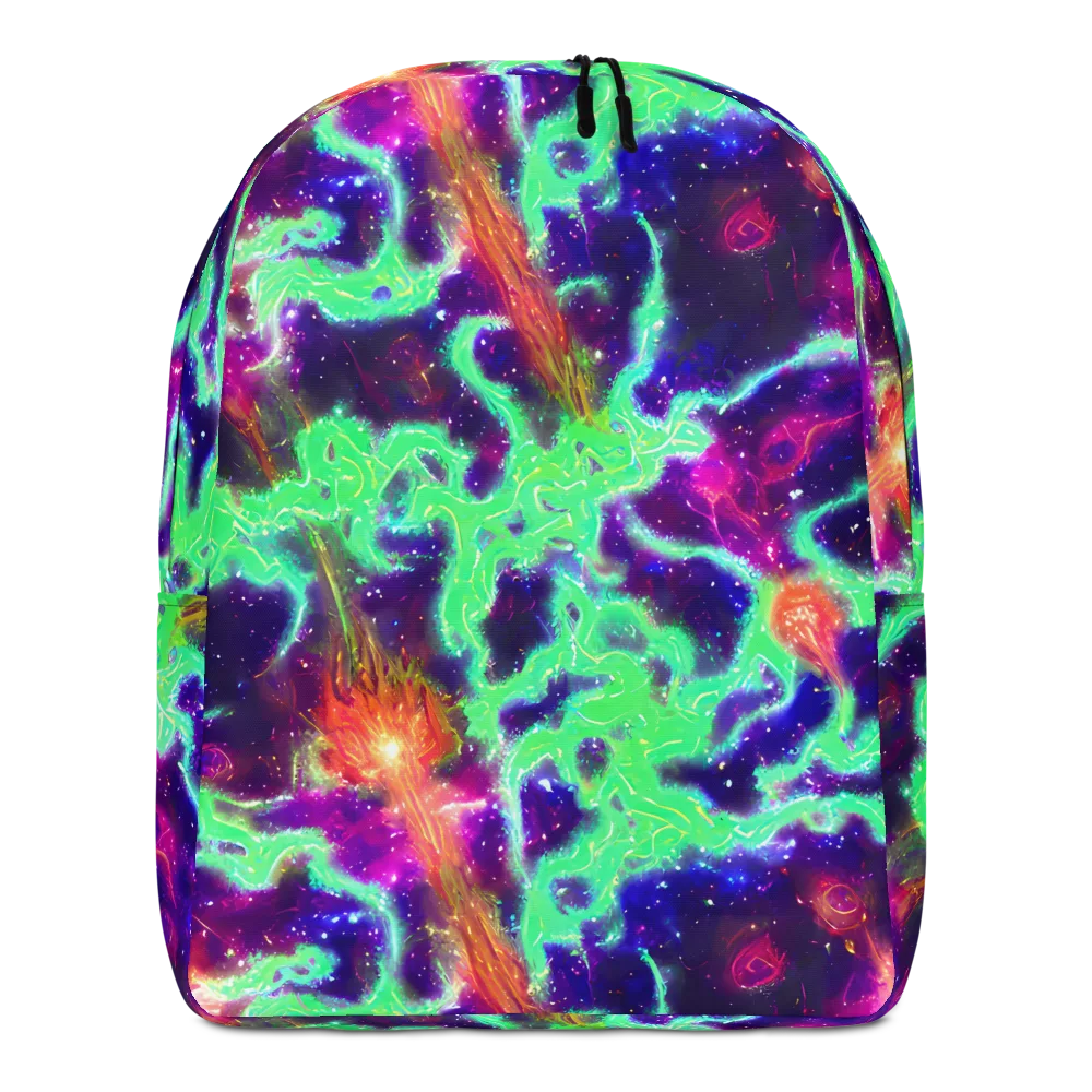Neon Dragonfield on Minimalist Backpack — Front
