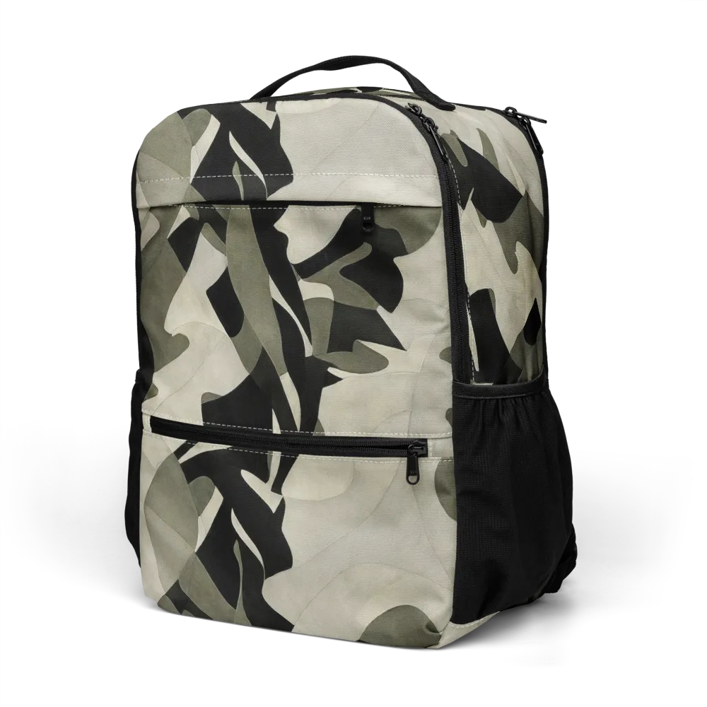 Olive Noir on Utility Backpack — Left Front