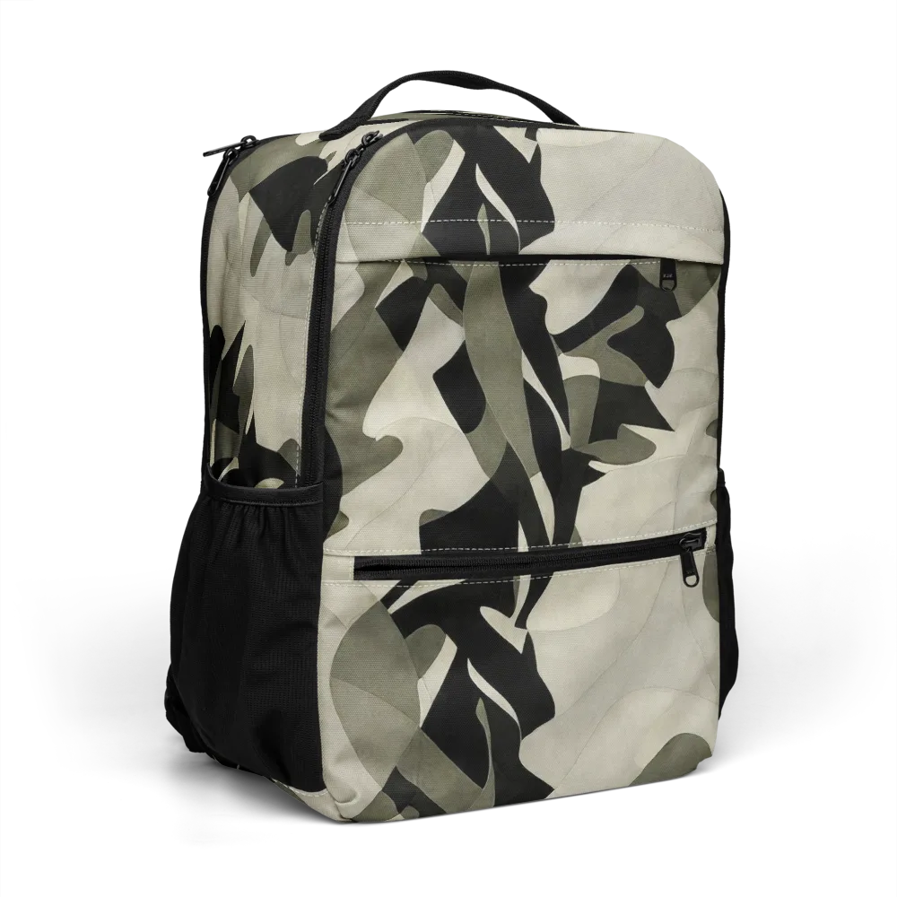 Olive Noir on Utility Backpack — Right Front