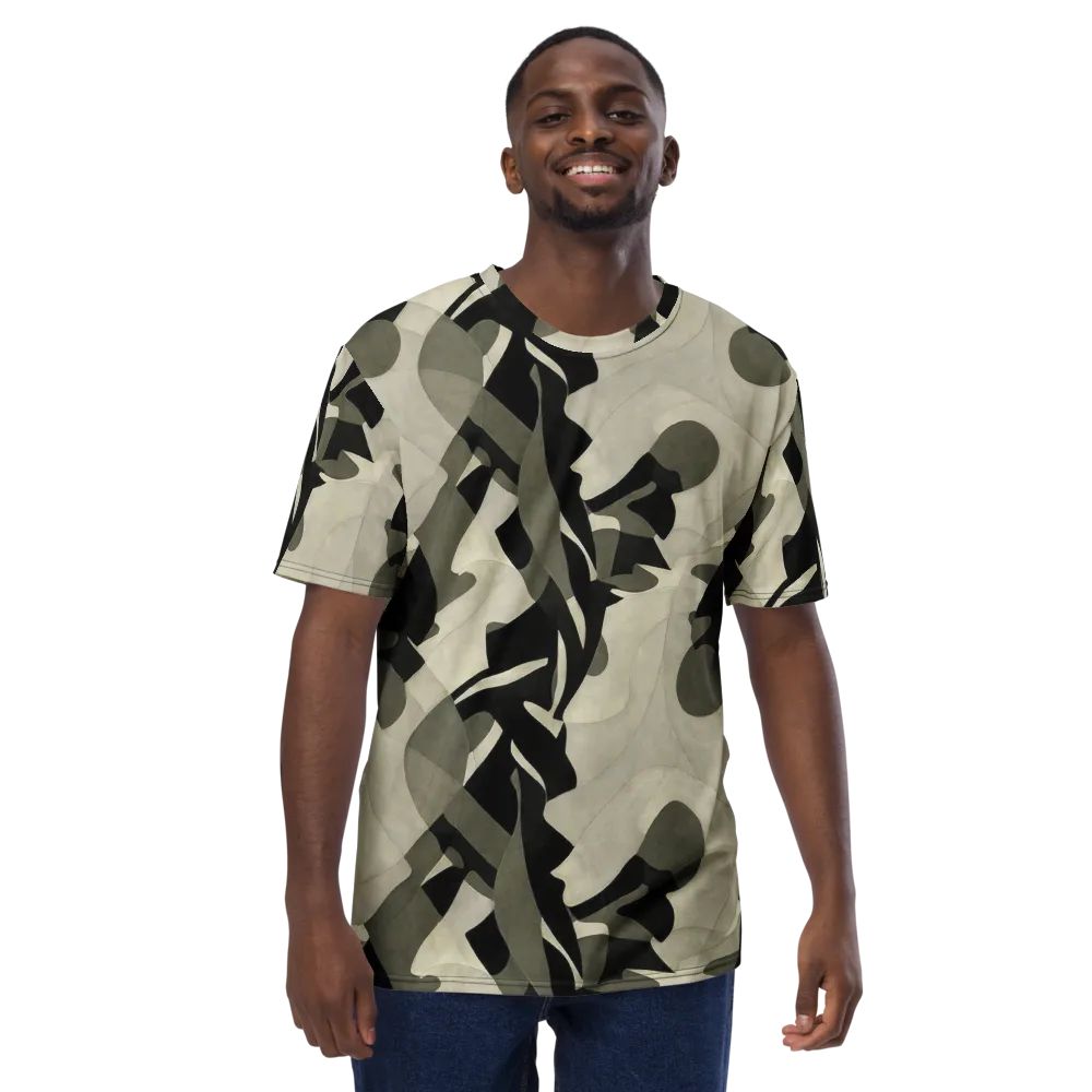 Olive Noir on Men's Crew Neck T-Shirt — Front